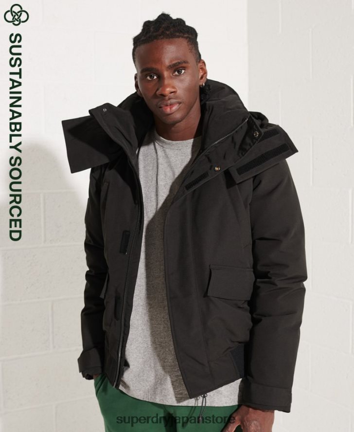 エベレスト ボンバージャケット 男性 Superdry 衣類 黒 2J62PZ4653