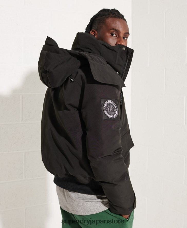 エベレスト ボンバージャケット 男性 Superdry 衣類 黒 2J62PZ4653
