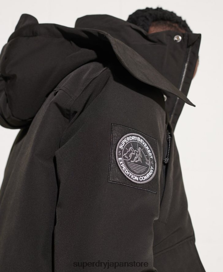 エベレスト ボンバージャケット 男性 Superdry 衣類 黒 2J62PZ4653