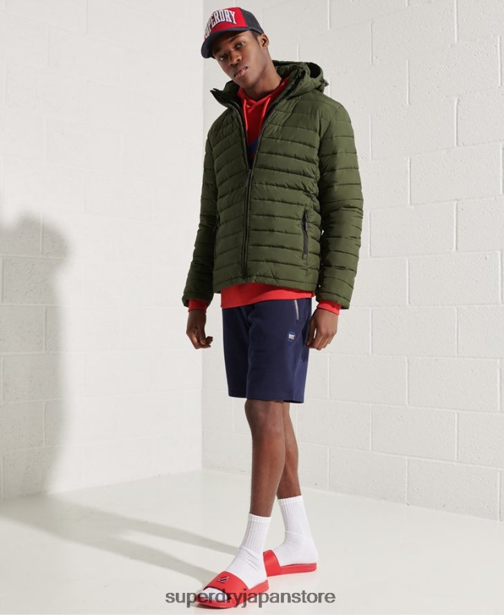フード付きフジジャケット 男性 Superdry 衣類 カーキ 2J62PZ4657