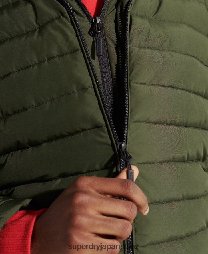 フード付きフジジャケット 男性 Superdry 衣類 カーキ 2J62PZ4657