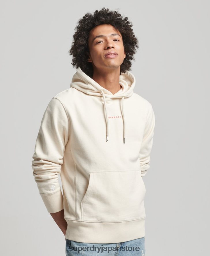 コードサープラスロゴパーカー 男性 Superdry 衣類 クリーム 2J62PZ466