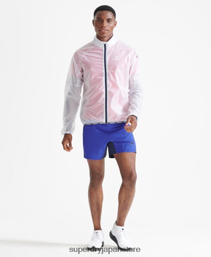 ランメンブレンジャケット 男性 Superdry 衣類 白 2J62PZ4661
