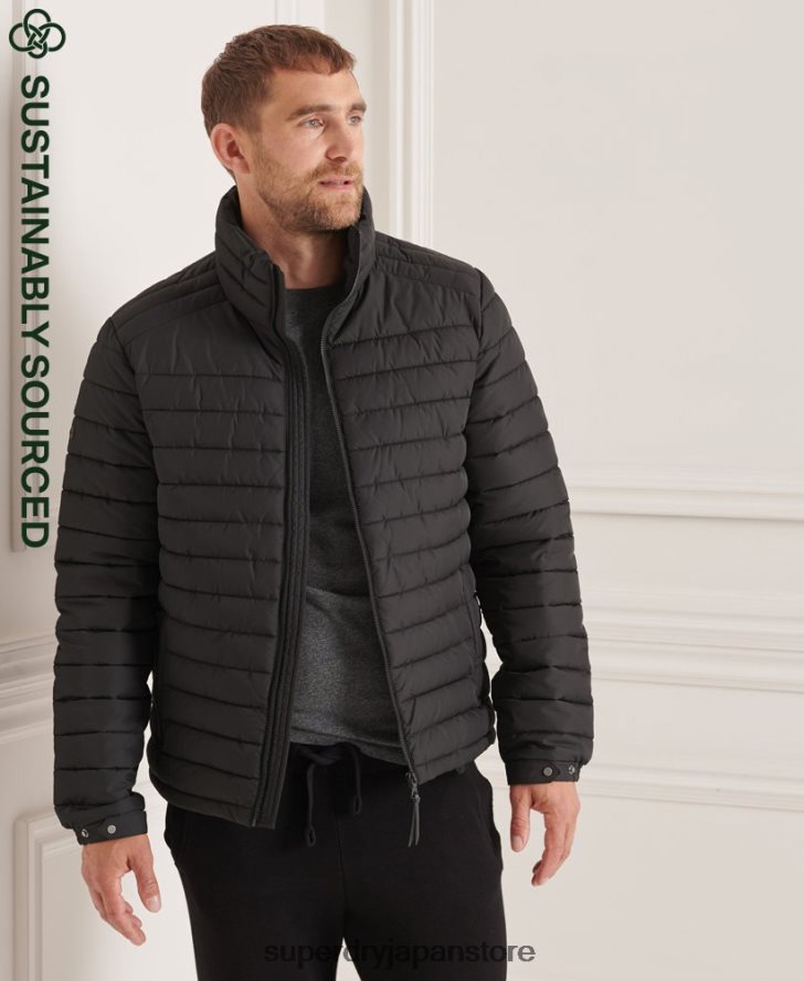 スタジオズ フードなしフジジャケット 男性 Superdry 衣類 黒 2J62PZ4663