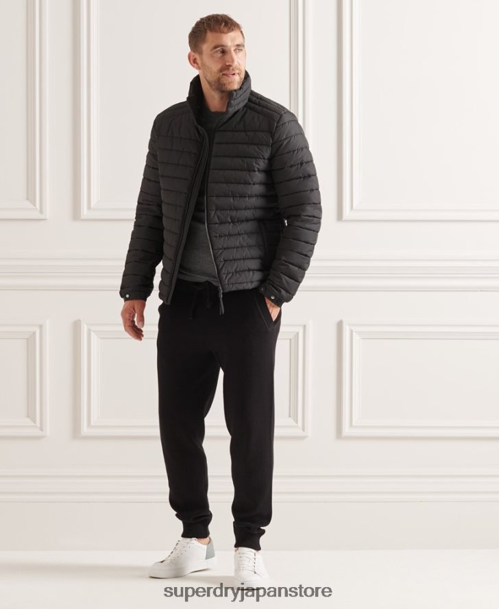 スタジオズ フードなしフジジャケット 男性 Superdry 衣類 黒 2J62PZ4663