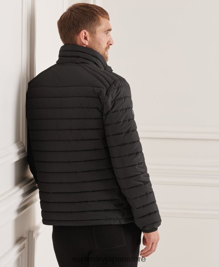 スタジオズ フードなしフジジャケット 男性 Superdry 衣類 黒 2J62PZ4663