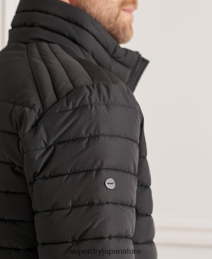 スタジオズ フードなしフジジャケット 男性 Superdry 衣類 黒 2J62PZ4663