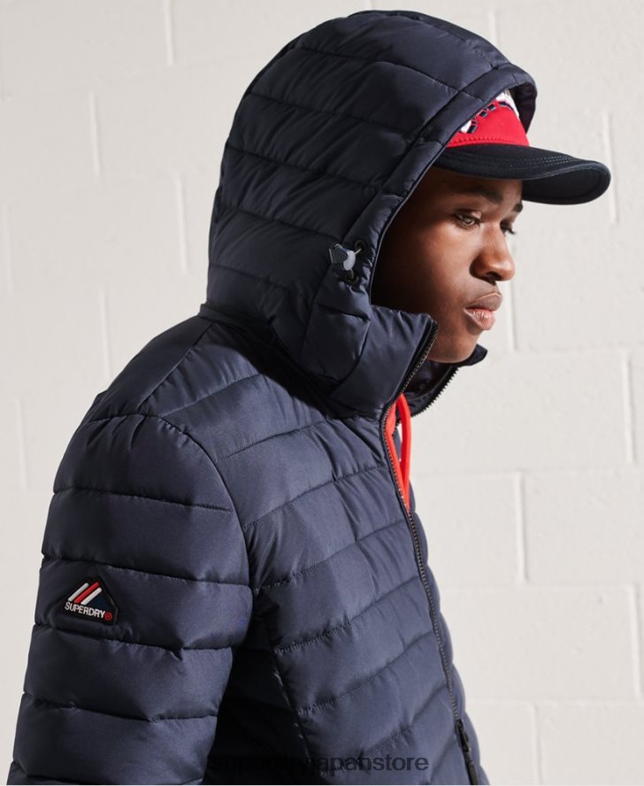 フード付きフジジャケット 男性 Superdry 衣類 海軍 2J62PZ4668