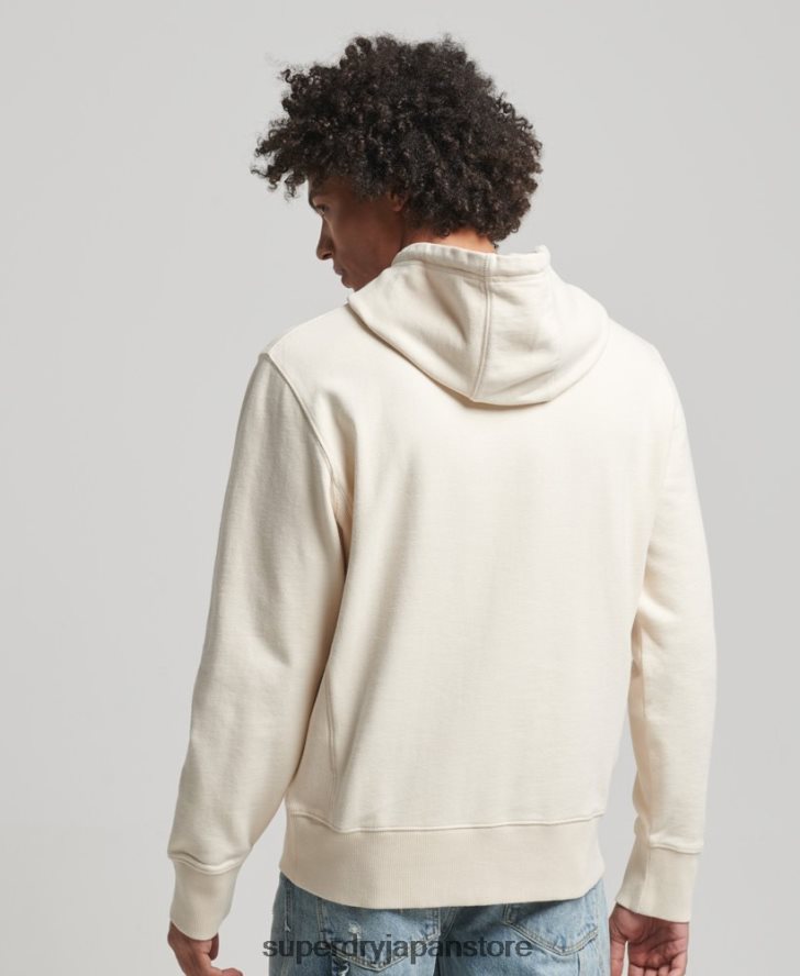 コードサープラスロゴパーカー 男性 Superdry 衣類 クリーム 2J62PZ466