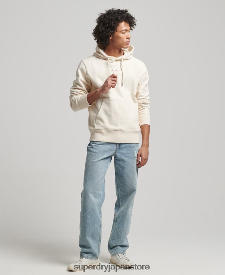 コードサープラスロゴパーカー 男性 Superdry 衣類 クリーム 2J62PZ466