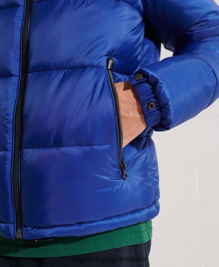 コードジャケット 男性 Superdry 衣類 青 2J62PZ4677