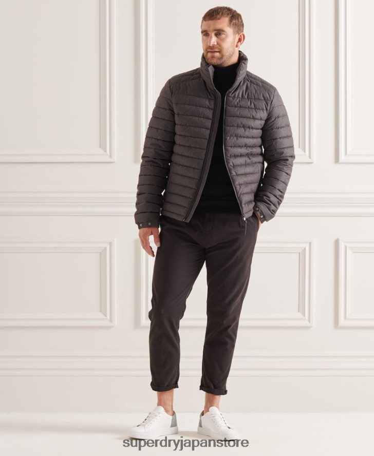 スタジオズ フードなしフジジャケット 男性 Superdry 衣類 グレー 2J62PZ4679