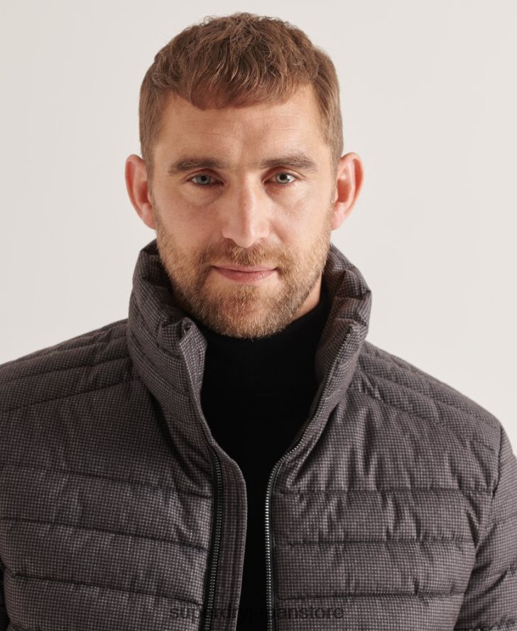 スタジオズ フードなしフジジャケット 男性 Superdry 衣類 グレー 2J62PZ4679