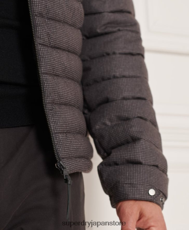 スタジオズ フードなしフジジャケット 男性 Superdry 衣類 グレー 2J62PZ4679