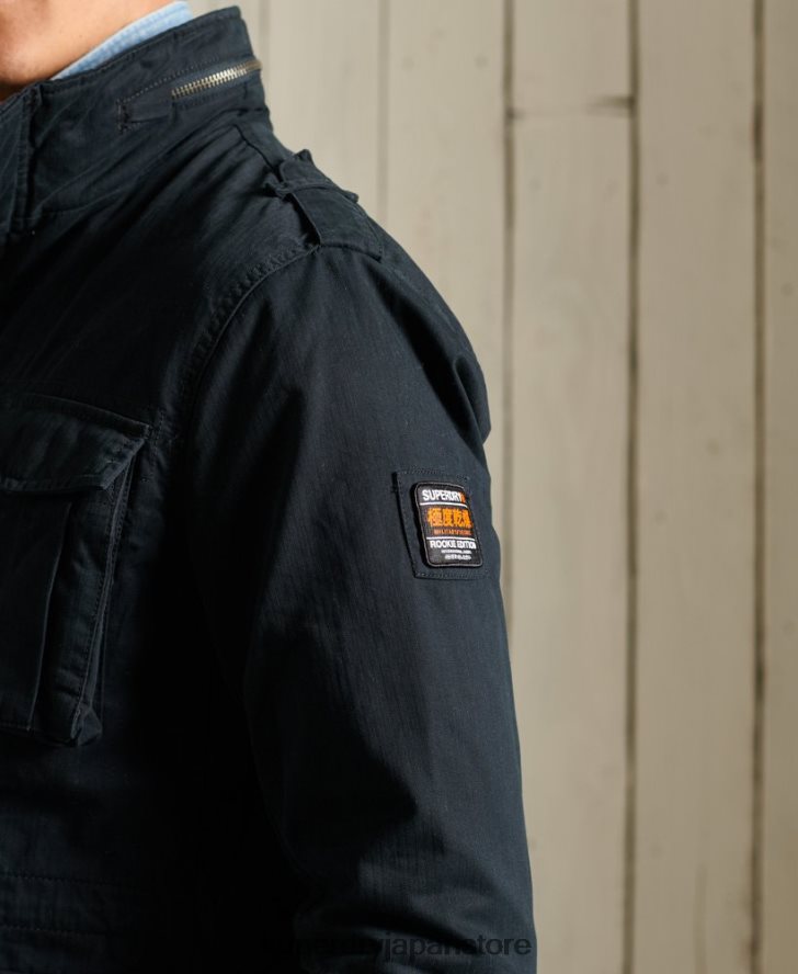 クラシックなルーキージャケット 男性 Superdry 衣類 海軍 2J62PZ4686