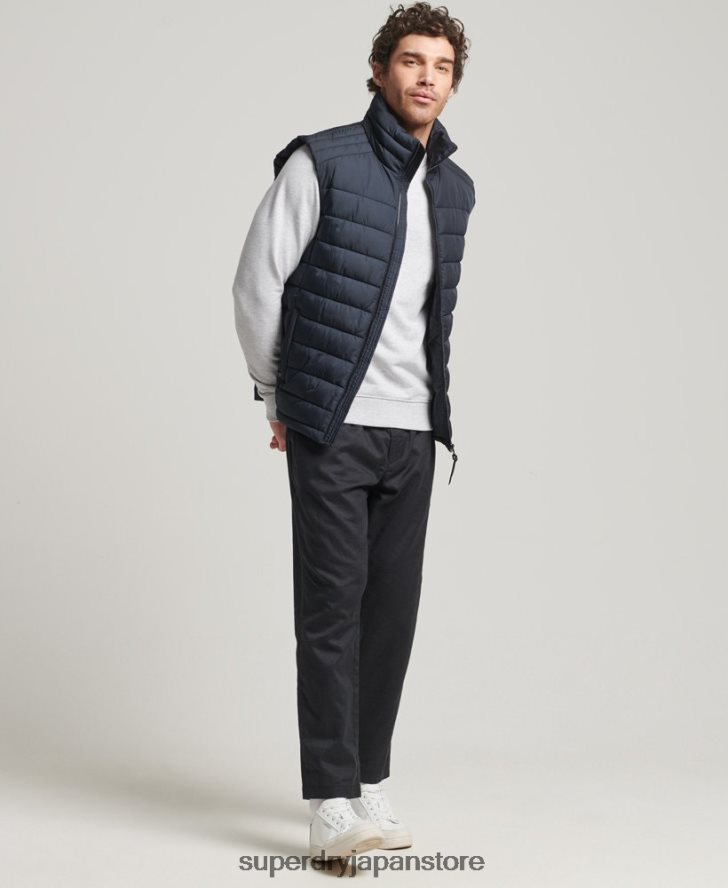 スタジオフジジレ 男性 Superdry 衣類 海軍 2J62PZ4690