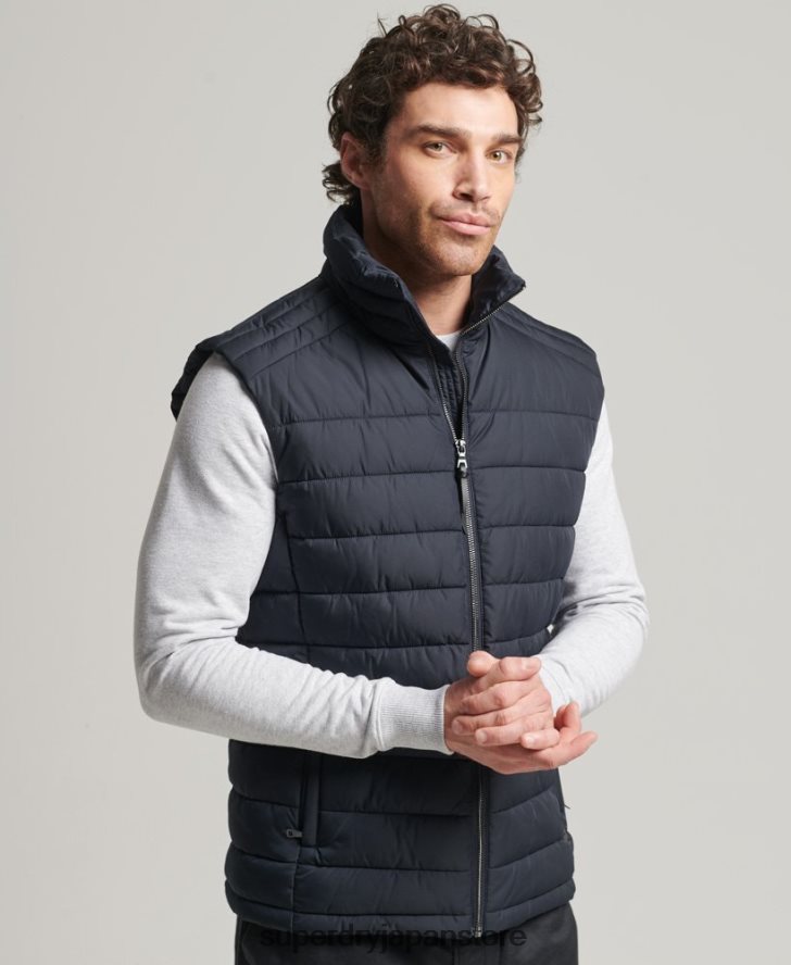 スタジオフジジレ 男性 Superdry 衣類 海軍 2J62PZ4690