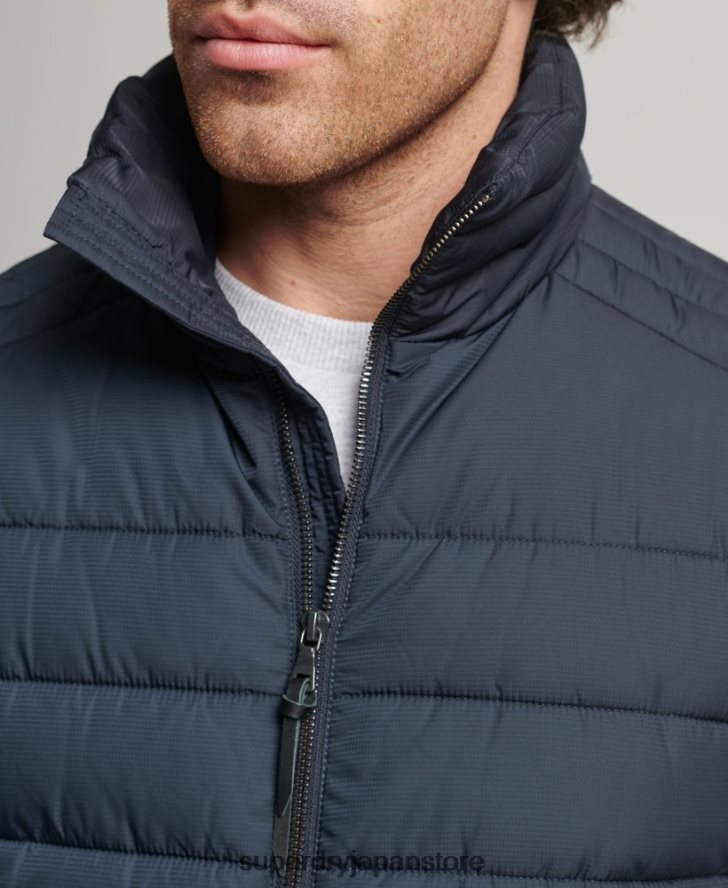 スタジオフジジレ 男性 Superdry 衣類 海軍 2J62PZ4690