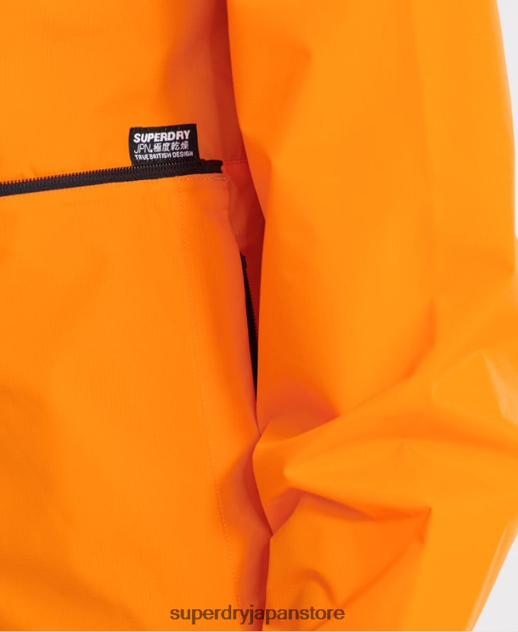 パッカウェイカジュアルカグールジャケット 男性 Superdry 衣類 オレンジ 2J62PZ4713