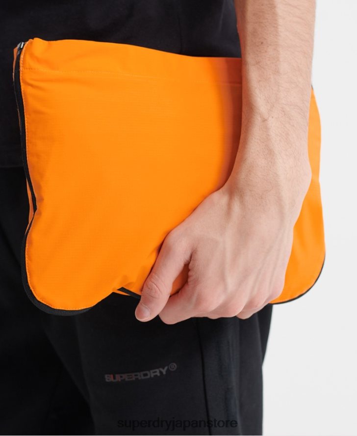 パッカウェイカジュアルカグールジャケット 男性 Superdry 衣類 オレンジ 2J62PZ4713