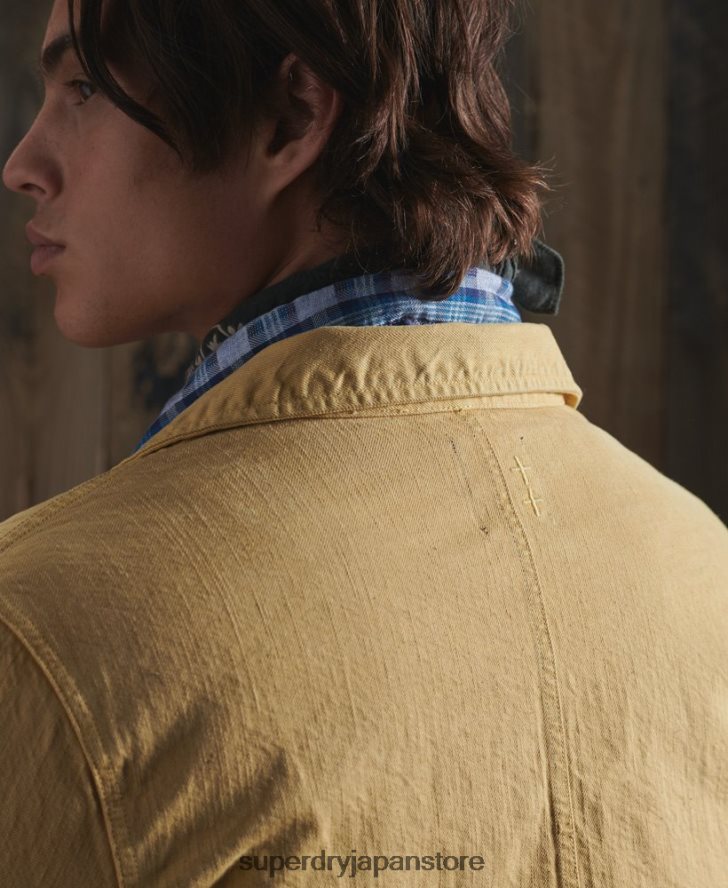 限定版ドライアーティストジャケット 男性 Superdry 衣類 黄色 2J62PZ4714