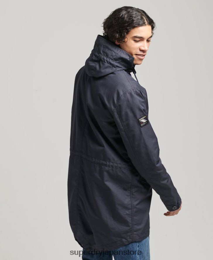 ヴィンテージミリタリーフィサティルパーカージャケット 男性 Superdry 衣類 青 2J62PZ4715