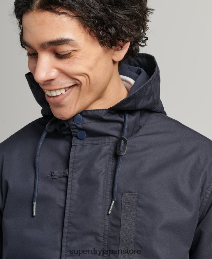 ヴィンテージミリタリーフィサティルパーカージャケット 男性 Superdry 衣類 青 2J62PZ4715