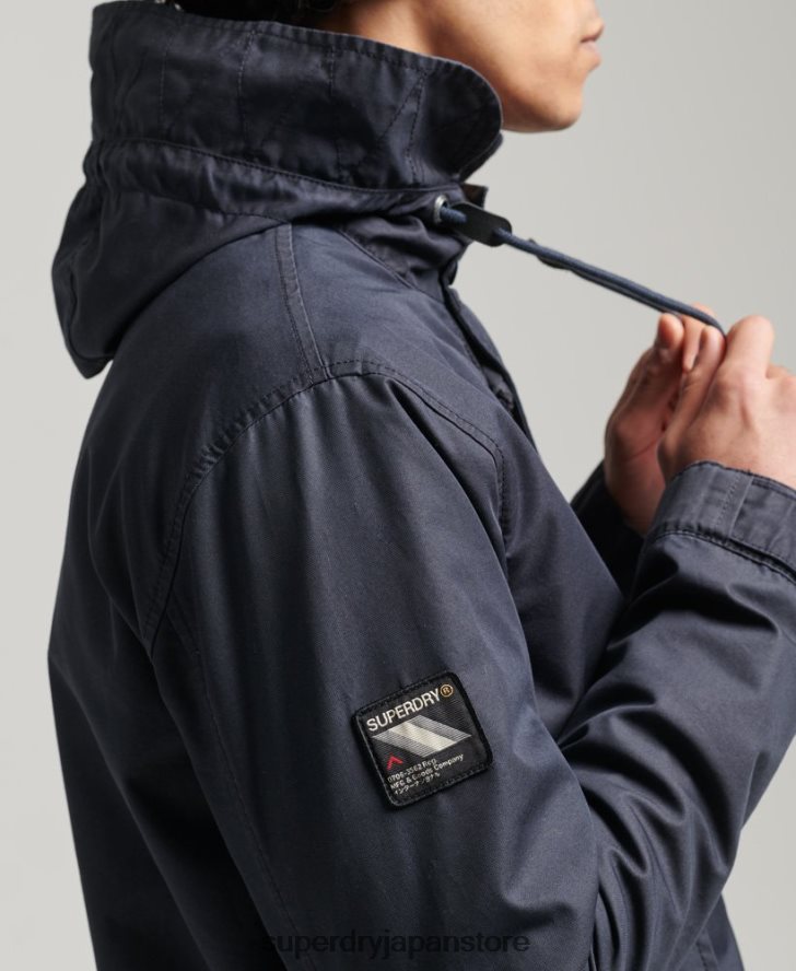 ヴィンテージミリタリーフィサティルパーカージャケット 男性 Superdry 衣類 青 2J62PZ4715