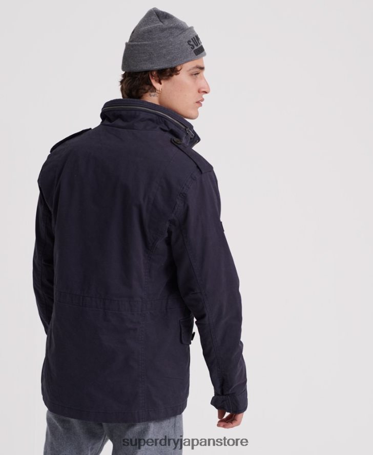 ルーキーフィールドジャケット 男性 Superdry 衣類 海軍 2J62PZ4719