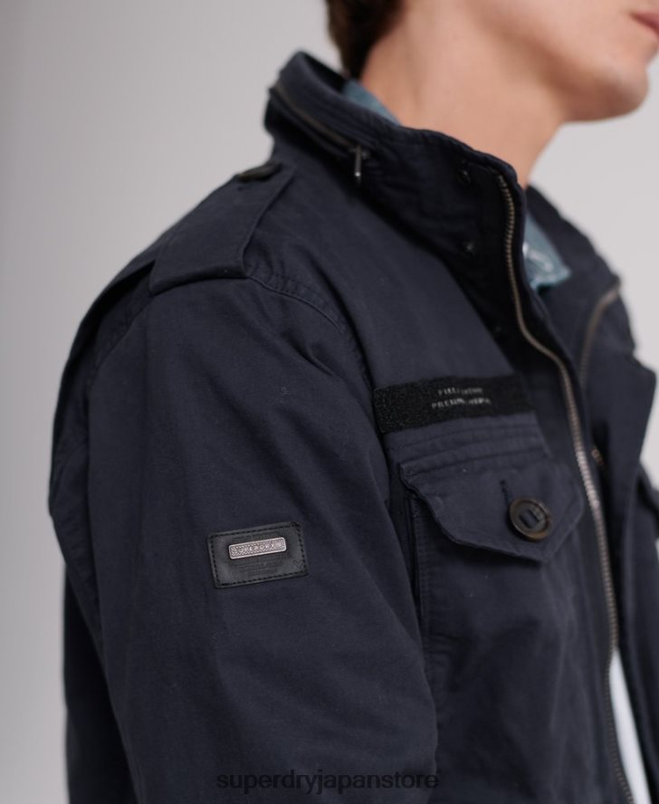 ルーキーフィールドジャケット 男性 Superdry 衣類 海軍 2J62PZ4719