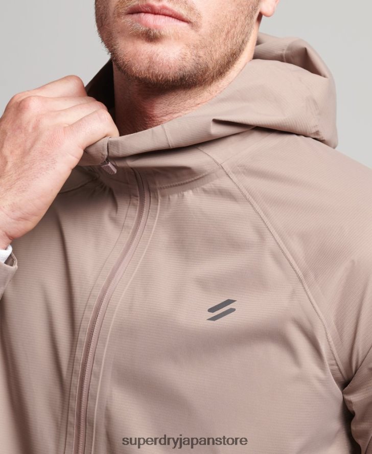 防水ジャケット 男性 Superdry 衣類 茶色 2J62PZ4723
