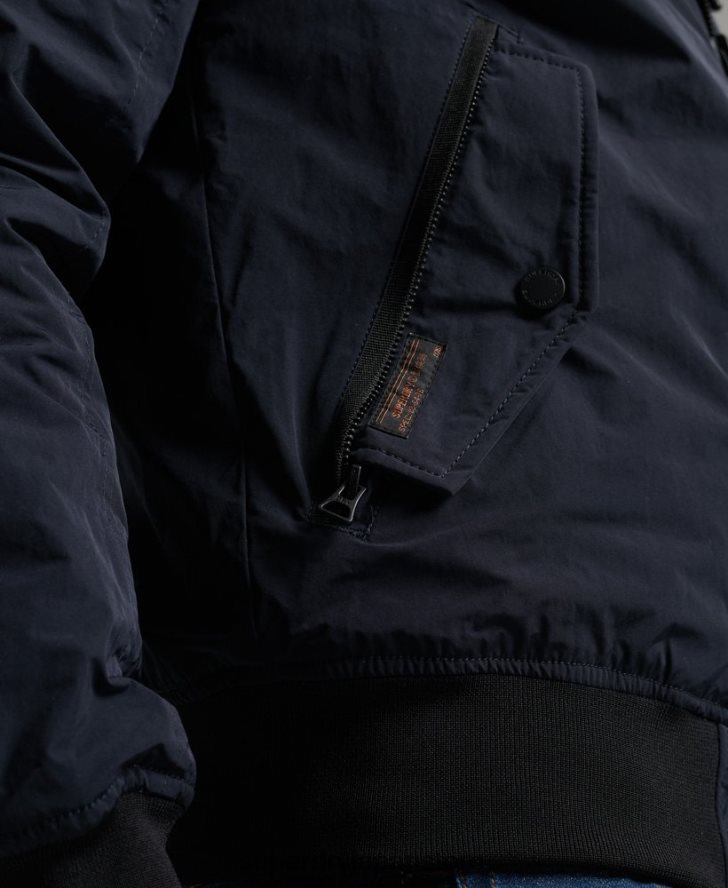 軍用フライトボンバージャケット 男性 Superdry 衣類 海軍 2J62PZ4741