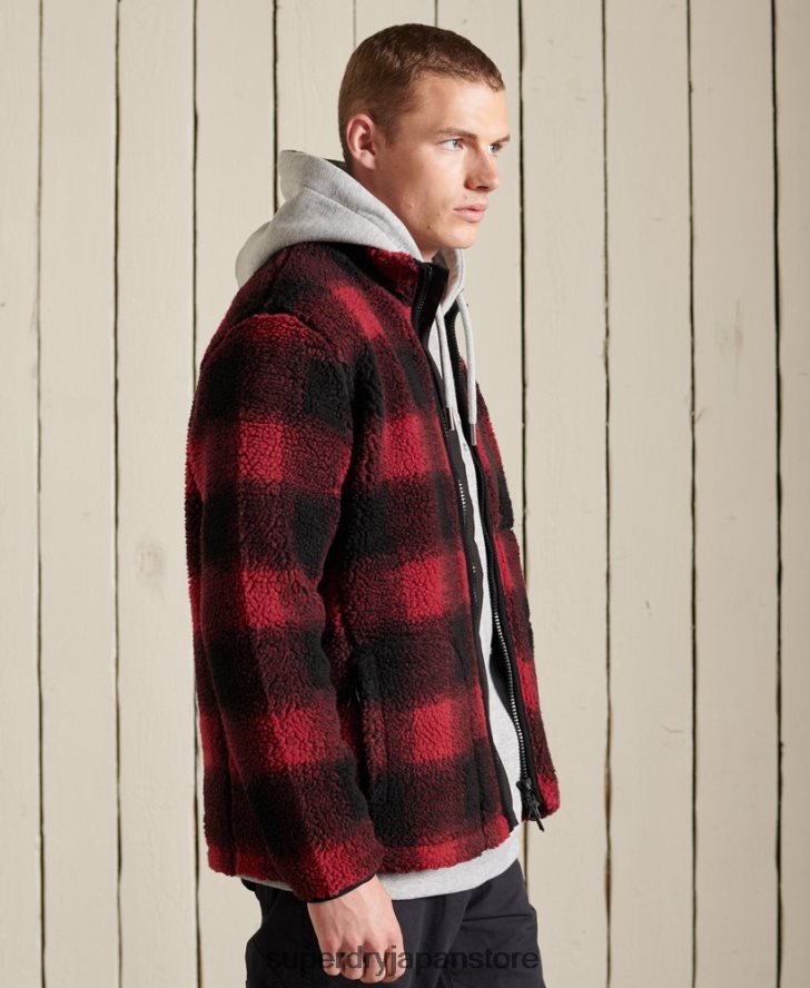 シェルパワークウェアジャケット 男性 Superdry 衣類 赤 2J62PZ4744