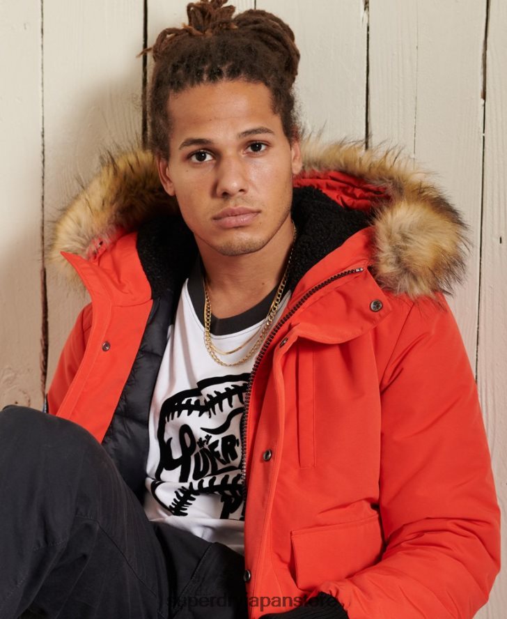 エベレスト ボンバージャケット 男性 Superdry 衣類 オレンジ 2J62PZ4749