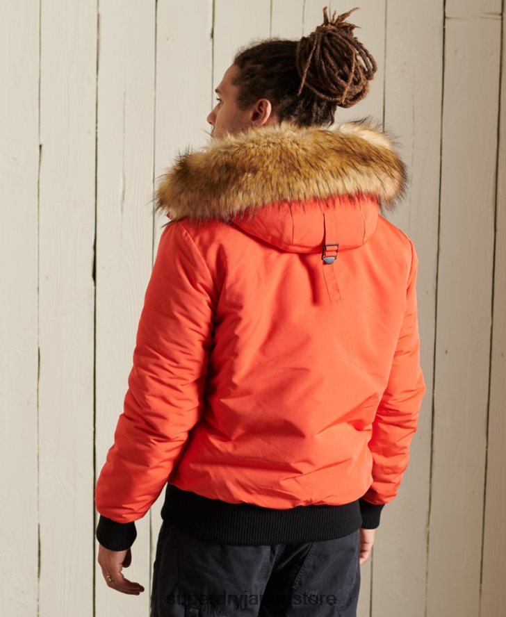 エベレスト ボンバージャケット 男性 Superdry 衣類 オレンジ 2J62PZ4749