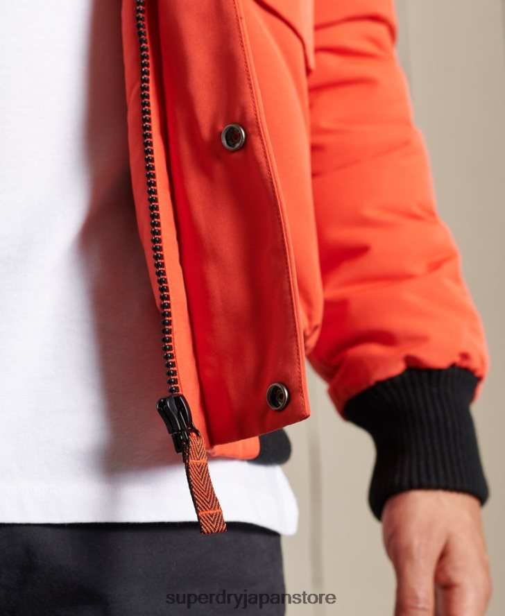 エベレスト ボンバージャケット 男性 Superdry 衣類 オレンジ 2J62PZ4749