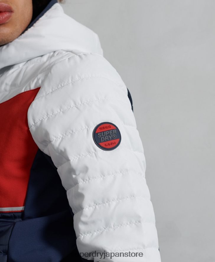 コンベクションカジュアルジャケット 男性 Superdry 衣類 白 2J62PZ4751