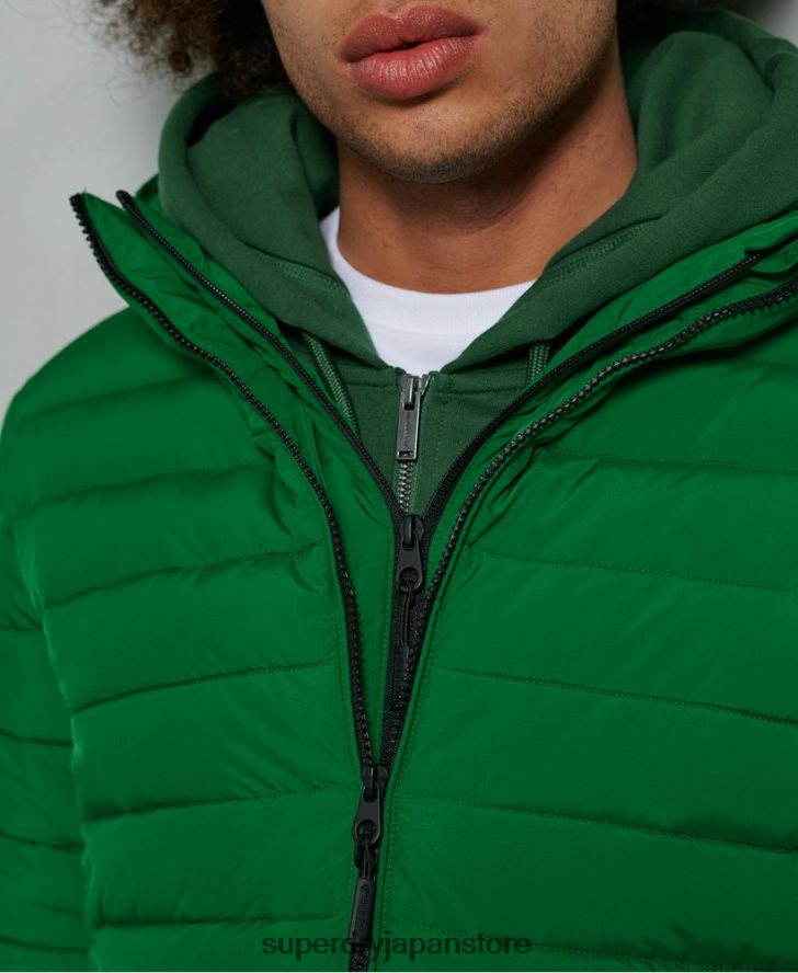 フード付きフジジャケット 男性 Superdry 衣類 緑 2J62PZ4752