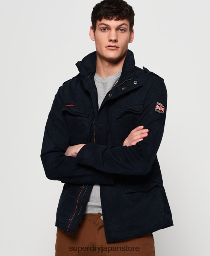 クラシックルーキーポケットジャケット 男性 Superdry 衣類 海軍 2J62PZ4754