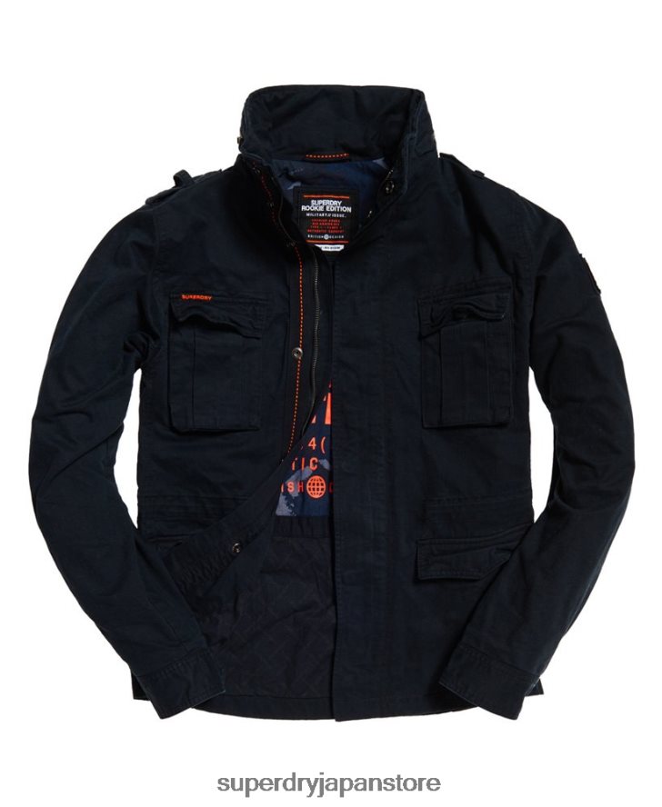 クラシックルーキーポケットジャケット 男性 Superdry 衣類 海軍 2J62PZ4754