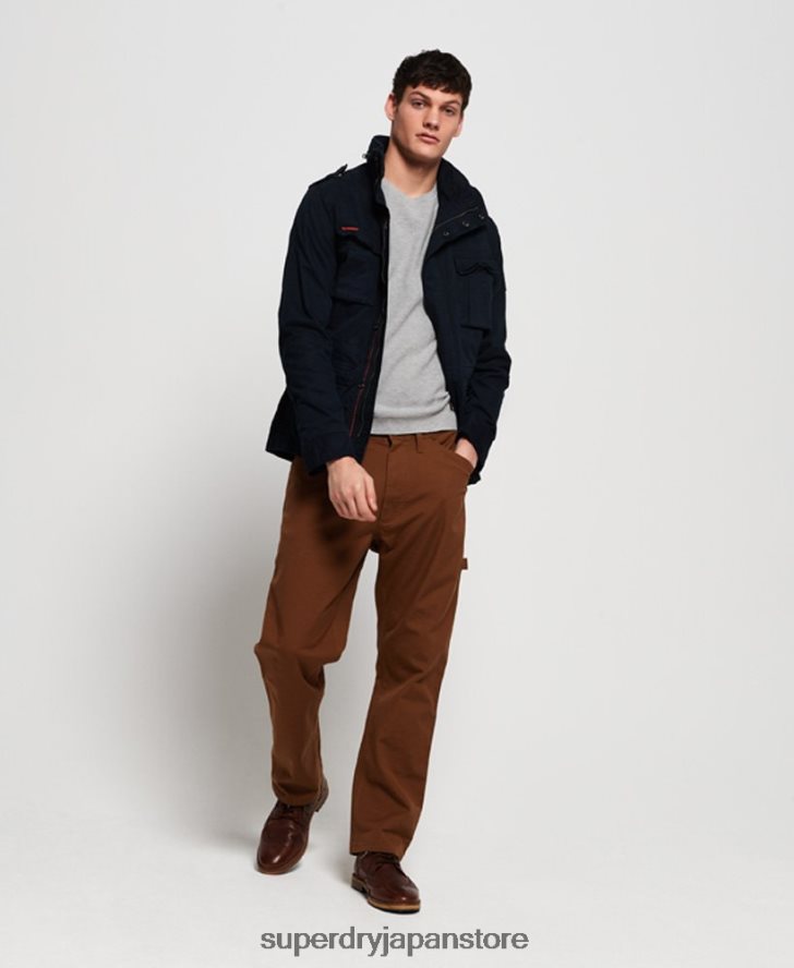 クラシックルーキーポケットジャケット 男性 Superdry 衣類 海軍 2J62PZ4754