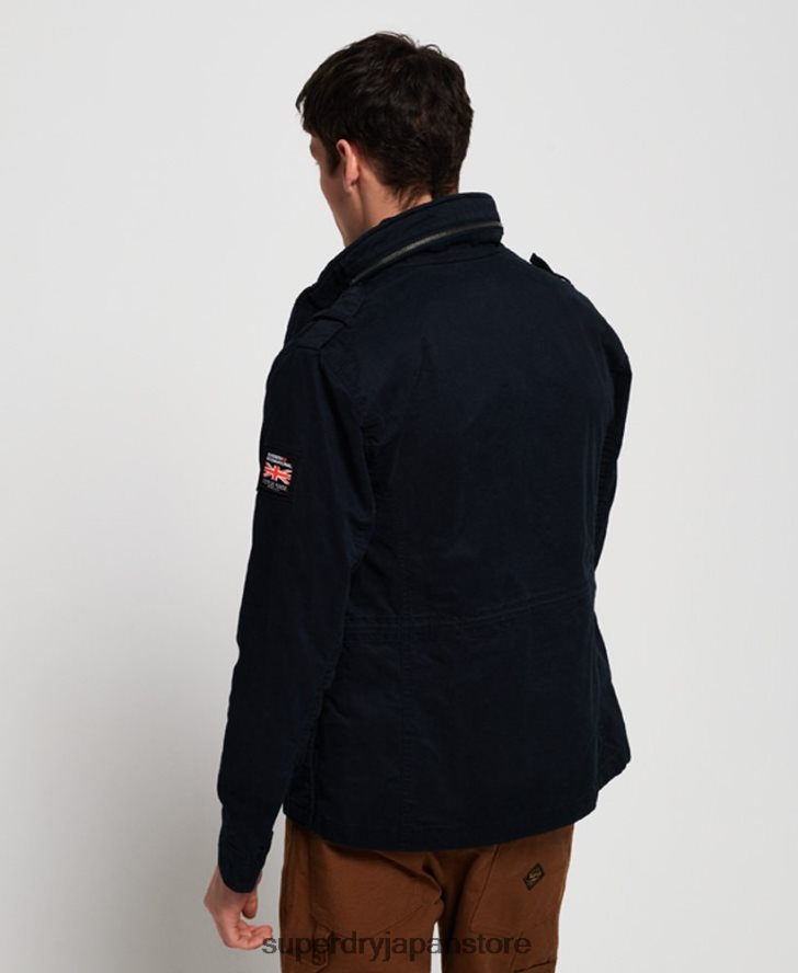 クラシックルーキーポケットジャケット 男性 Superdry 衣類 海軍 2J62PZ4754