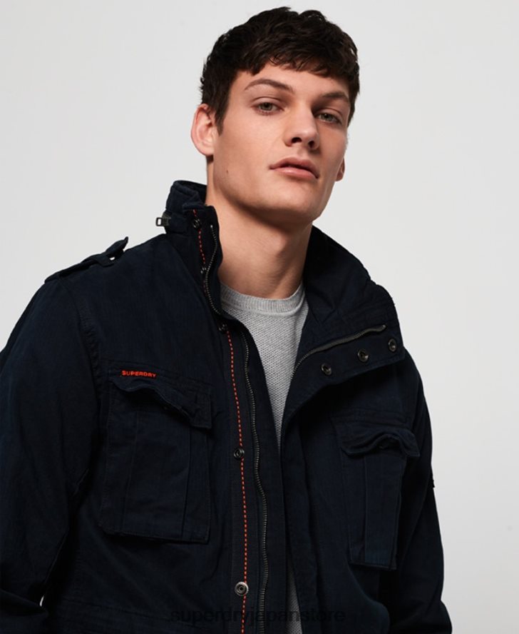 クラシックルーキーポケットジャケット 男性 Superdry 衣類 海軍 2J62PZ4754