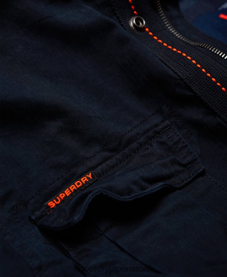 クラシックルーキーポケットジャケット 男性 Superdry 衣類 海軍 2J62PZ4754