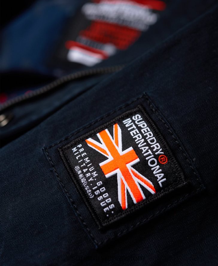 クラシックルーキーポケットジャケット 男性 Superdry 衣類 海軍 2J62PZ4754