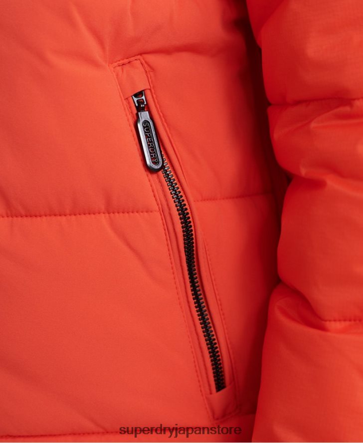 中綿入りカジュアルジャケット 男性 Superdry 衣類 オレンジ 2J62PZ4755