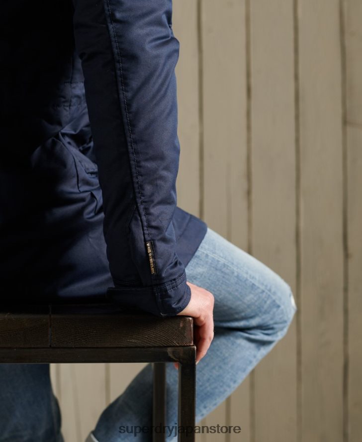 サービスミッドウェイトパーカーコート 男性 Superdry 衣類 青 2J62PZ4760