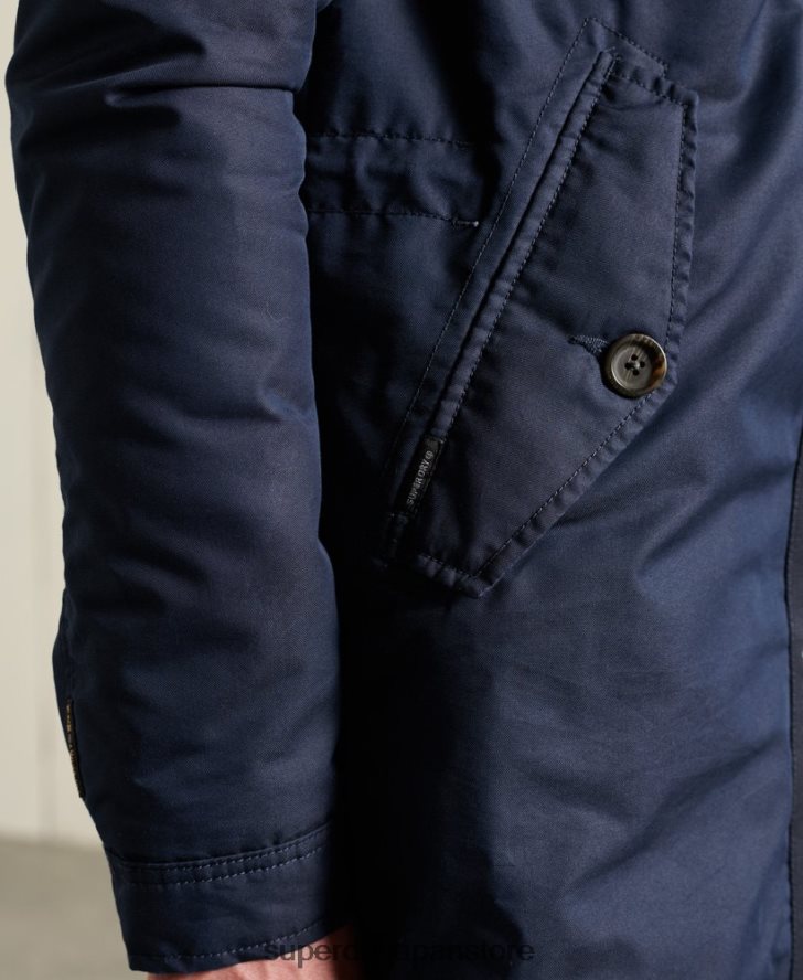 サービスミッドウェイトパーカーコート 男性 Superdry 衣類 青 2J62PZ4760