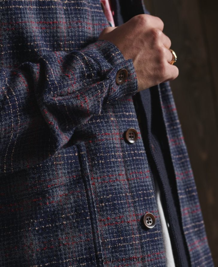 限定版ドライウールジャケット 男性 Superdry 衣類 青 2J62PZ4761