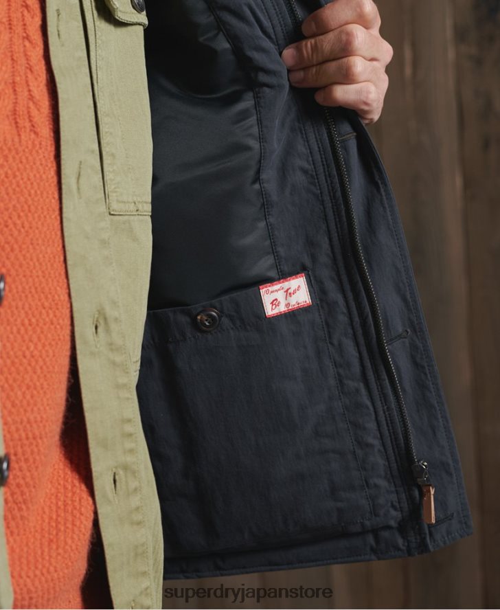 限定版ドライタンクジャケット 男性 Superdry 衣類 海軍 2J62PZ4768
